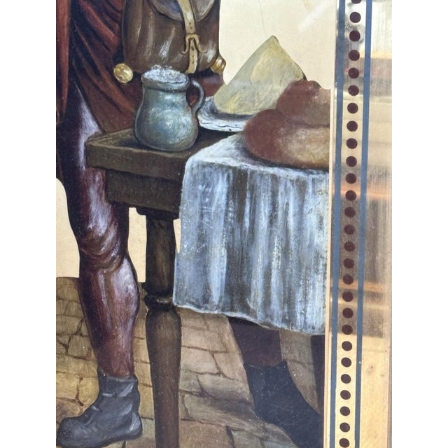 Medieval Cook Mirror in Glass For Sale - Image 3 of 9