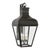 Chapman & Myers for Visual Comfort Signature Fremont Medium Bracketed Wall Lantern in French Rust with Clear Glass For Sale