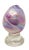 Mid 20th Century Art Glass Eggs- Set of 2 For Sale - Image 4 of 13