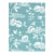 Sample - The House of Scalamandré Pepper Fabric, Turquoise For Sale