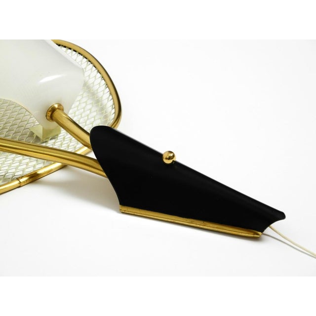 Large Mid-Century Modern Expanded Metal Wall Lamps with Acrylic Glass Shades, 1950s, Set of 2 For Sale - Image 14 of 18