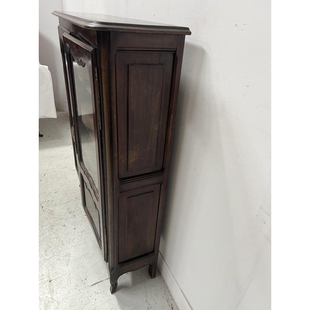 Regency Style Display Cabinet in Oak, 1900s For Sale - Image 9 of 13