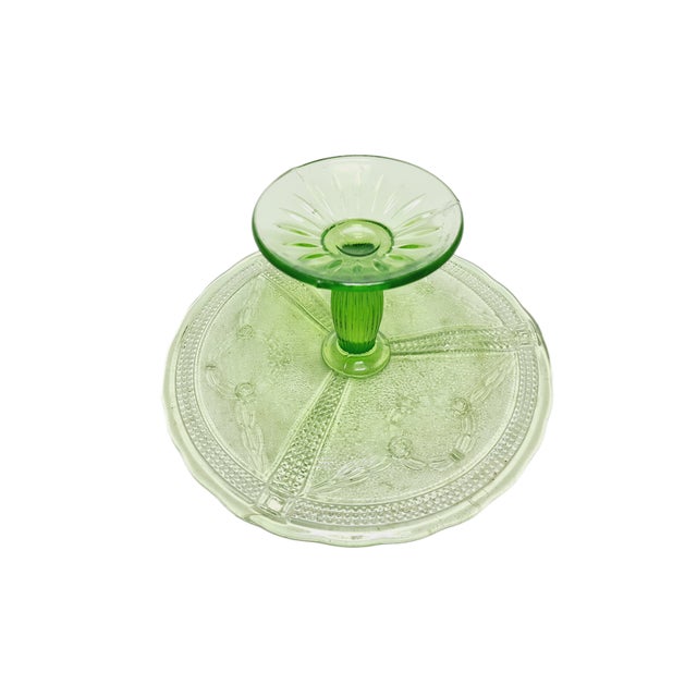Cake Bowl on Stand from Ząbkowice Glassworks, 1970s For Sale - Image 15 of 18