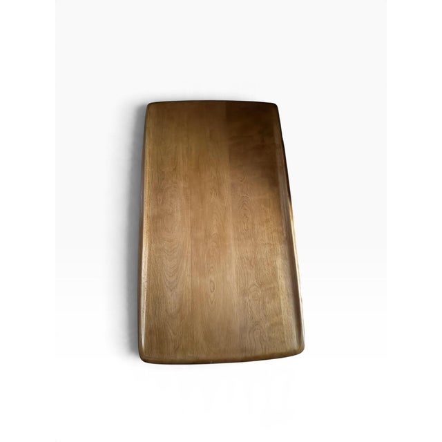 Vintage MCM Authentic Heywood-Wakefield 319-G Champagne Coffee Table Signed For Sale - Image 11 of 12
