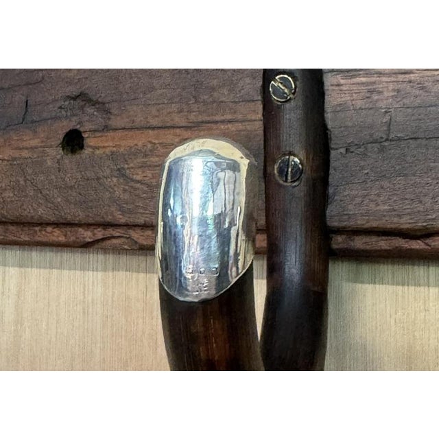 Antique Victorian Sterling Silver Coat Rack For Sale - Image 10 of 14