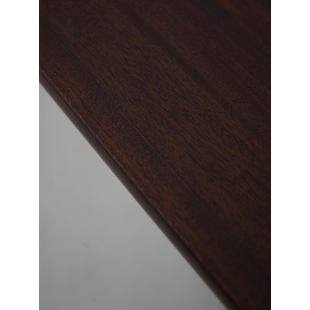 Nathan Margolis Mahogany Tilt Top Pedestal Table For Sale - Image 11 of 17