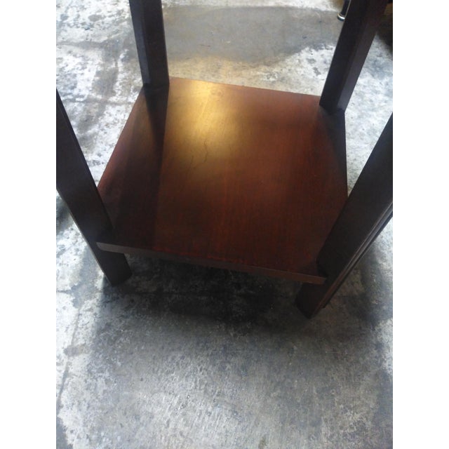 Mid 20th Century Lane Furniture Chippendale Style Mahogany Pedestal For Sale - Image 5 of 5