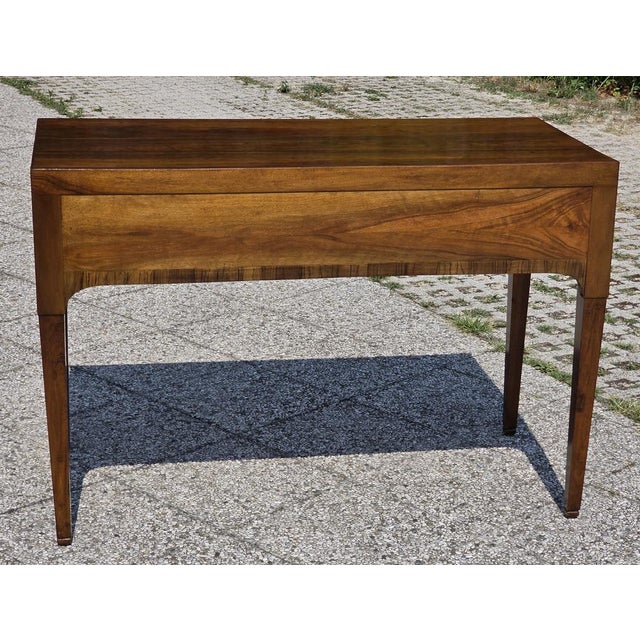 Empire Walnut Writing Desk, Venice, Italy, 19th Century For Sale - Image 11 of 12