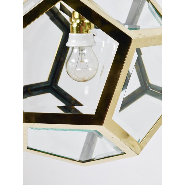 Pendant Lamp Chandelier by Friedrich Otto Schmidt for Adolf Loos Dodekaeder, 1900s For Sale - Image 9 of 18