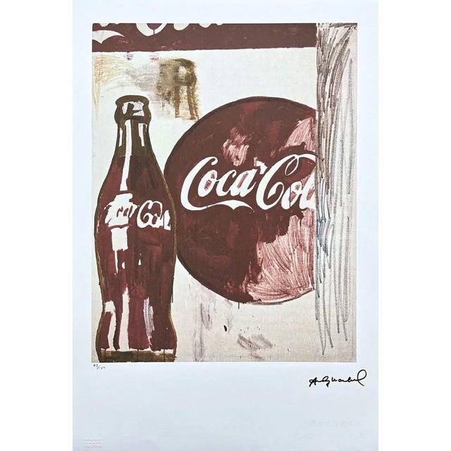 After Andy Warhol, Coca-Cola Brown Retro, 1980s, Lithograph For Sale