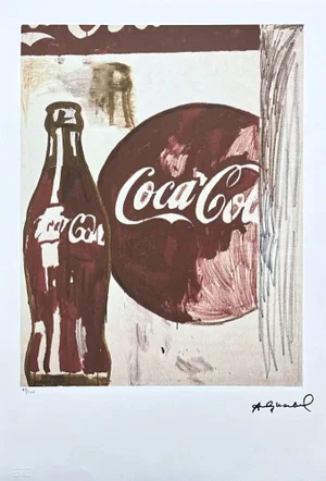 After Andy Warhol, Coca-Cola Brown Retro, 1980s, Lithograph