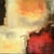 Two-Panel Abstract Contemporary Art Paintings Warm Tones Gold Accents Modern For Sale - Image 11 of 16