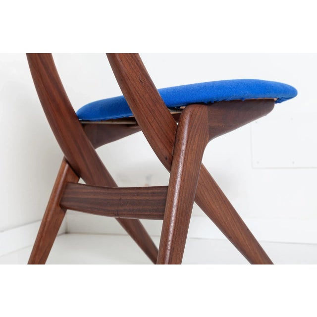 Vintage Dining Chairs by Louis van Teeffelen for WéBé, Set of 4 For Sale - Image 9 of 13
