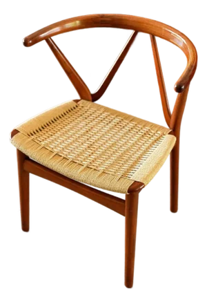 1960s Wishbone Chair by Henning Kjærnulf Model 255 for Bruno Hansen
