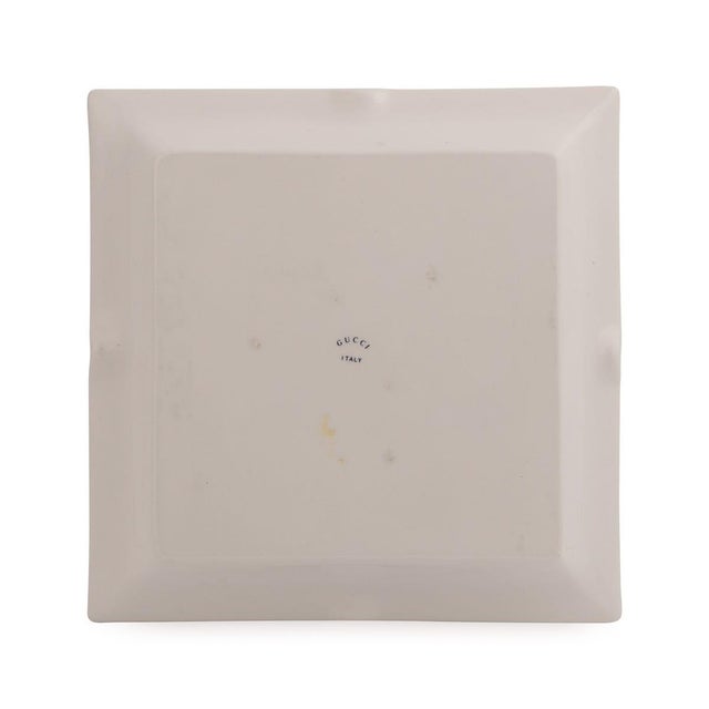 1980s Vintage Italian Ceramic Ashtray from Gucci, 1980 For Sale - Image 5 of 13