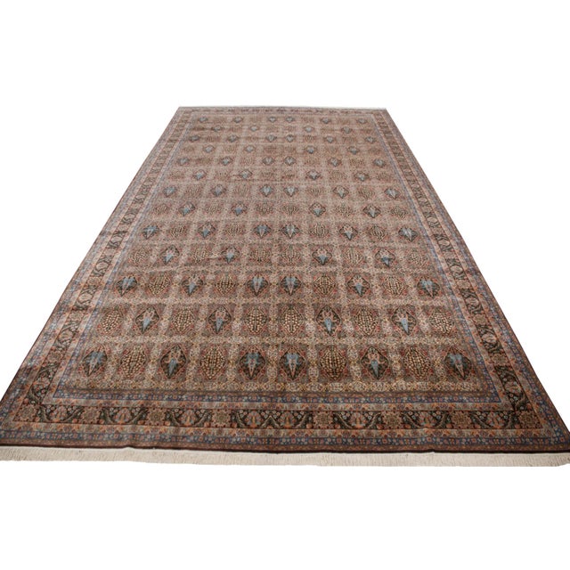 Vintage Bulgarian Tabriz Design Rug - 11'11" X 21'7" For Sale - Image 4 of 8