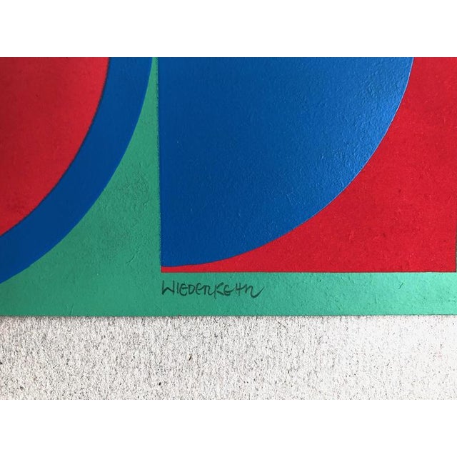 Untitled by Gido Wiederkehr for Edition Panderma, Basel, 1977This serigraph, titled Untitled, is a work by Gido...