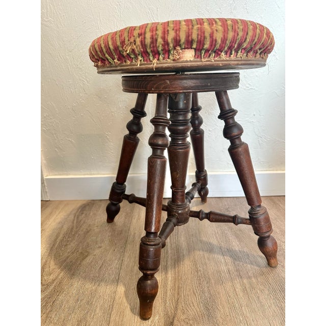 Antique English Stool For Sale In Naples, FL - Image 6 of 8