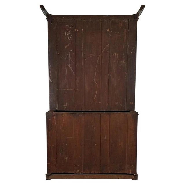 Antique English Mahogany Bookcase, 1800s For Sale - Image 12 of 15