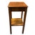 1970s 1970s Federal Style Solid Mahogany 2 Tier Bedside Nightstand Attributed Clore Furniture For Sale - Image 5 of 7