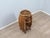 Vintage Italian Rattan Barrel Bar Cart, 1960s For Sale - Image 4 of 12