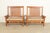 An exceptional pair of Mission or Arts & Crafts style spindle benches, settees, or love seats By L. & J.G. Stickley USA,...