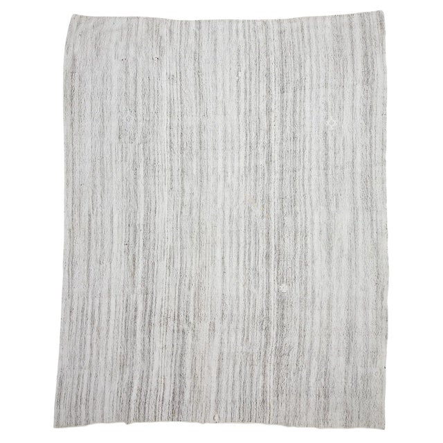 1960s Vintage Turkish Kilim Rug- 9′6″ × 11′9″ For Sale