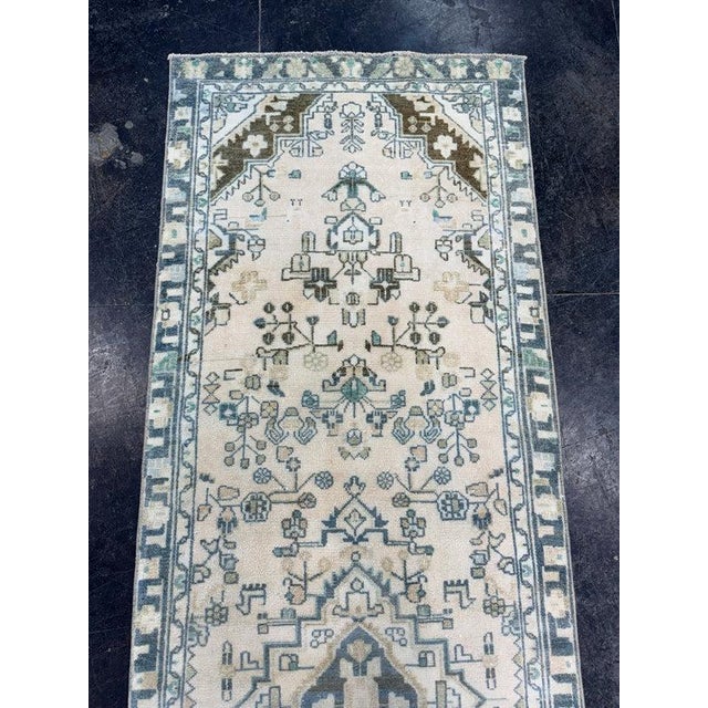 Early 21st Century Turkish Vintage Rug 2'11" x 9'4" For Sale - Image 5 of 7