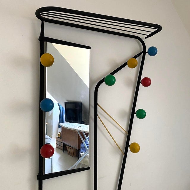 1950s Vintage Coat Rack, 1960s For Sale - Image 5 of 9