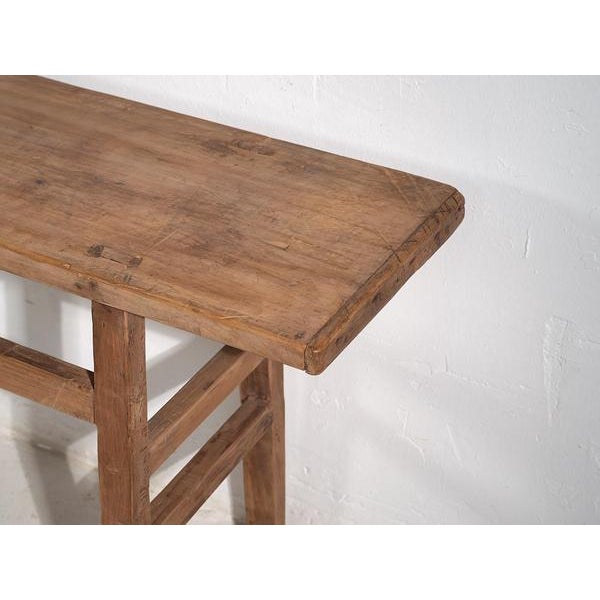 Antique Wood Console Table, 1900s For Sale - Image 10 of 15