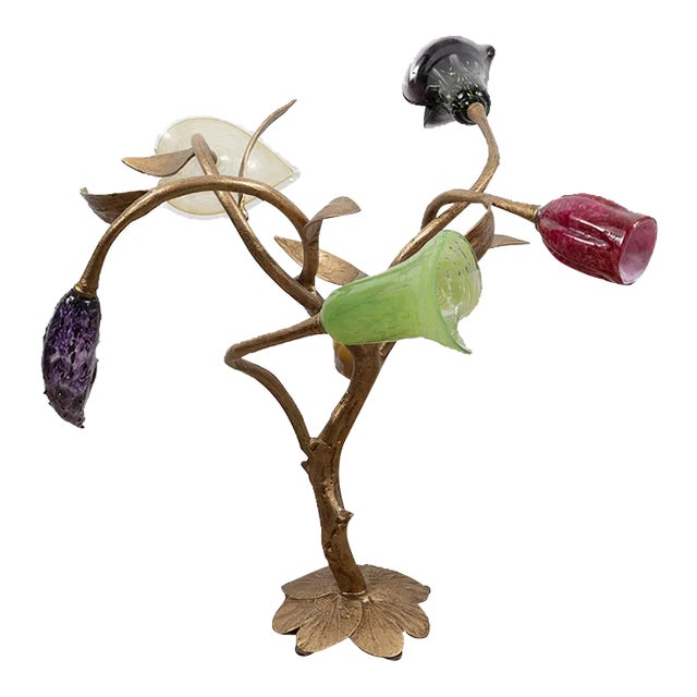 Brass Table Lamp, 1980s For Sale