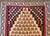 Ivory Vintage Persian Senneh Kilim Area Rug, Handwoven Wool, Floral Pattern, Ivory & Blue, 3x6 For Sale - Image 8 of 15
