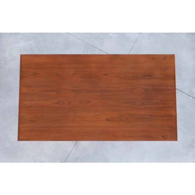 Mid-Century Modern Executive Teak Desk by Arne Vodder for h.p. Hansen, 1960s For Sale - Image 11 of 12