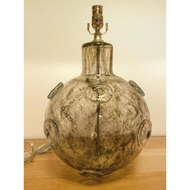 Barovier & Toso Barovier & Toso "Crepuscolo" Murano Glass Table Lamp For Sale - Image 4 of 11