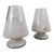 Table Lamps in White Artistic Murano Glass from Prima Luce, Italy, 1970s, Set of 2 For Sale - Image 16 of 16