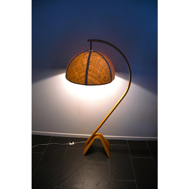 Norwegian Pine Floor Lamp from Ideas, 1980s For Sale - Image 6 of 12