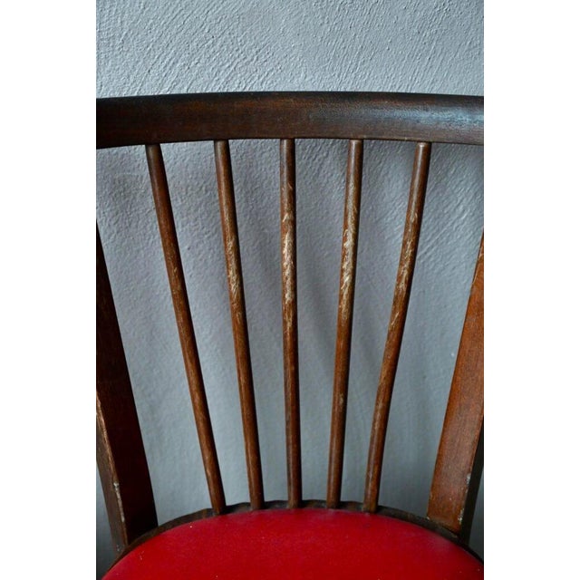 Wood Vintage Bistro Chairs from Baumann, 1950s, Set of 2 For Sale - Image 7 of 12