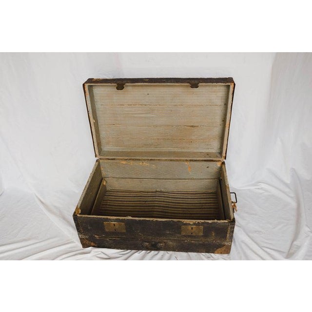 Antique Military Trunk Chairish