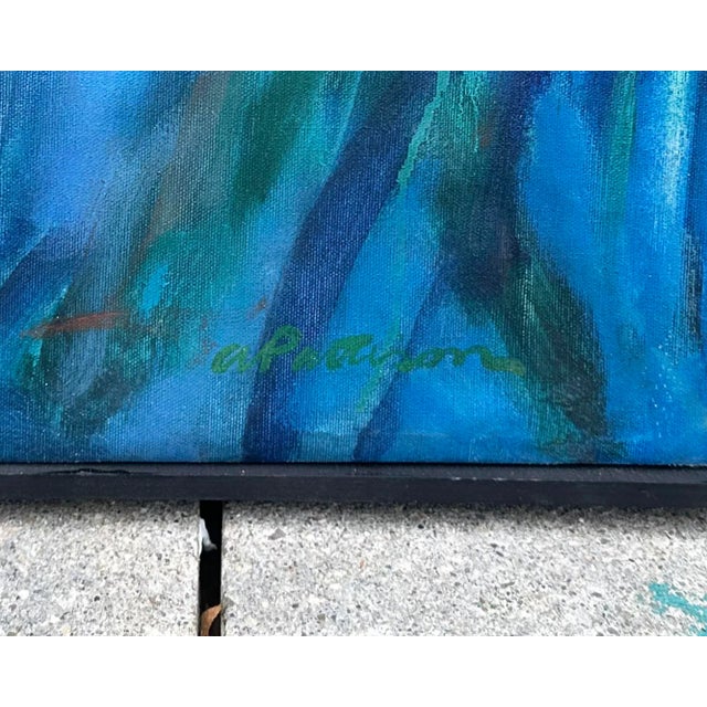 Abbott Pattison “Painting Porch” Oil on Canvas Painting by Abbott Pattison For Sale - Image 4 of 10