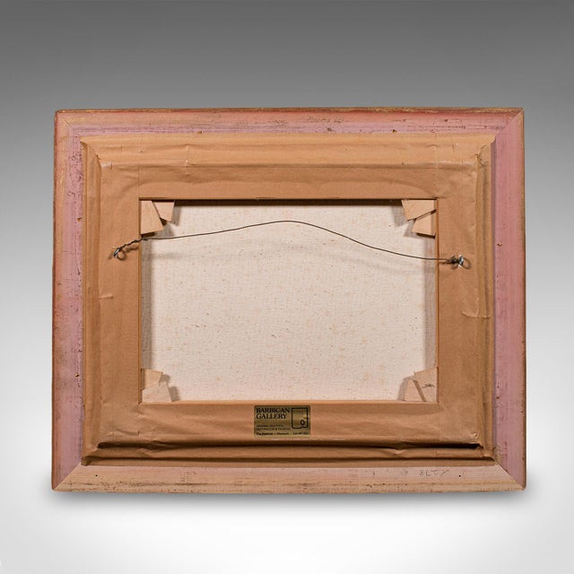 Vintage Plymouth Sound Painting, English, Art, Framed, Nautical Picture, Devon For Sale - Image 9 of 9