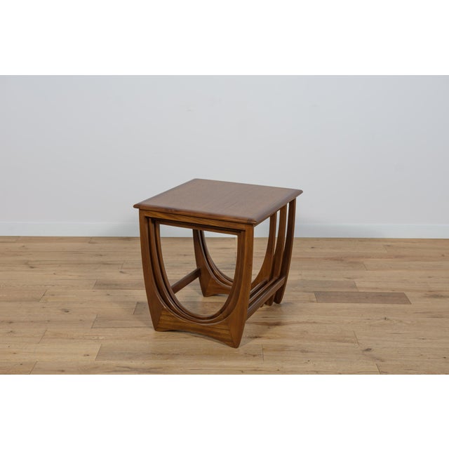 Mid-Century Teak Nesting Tables by V. Wilkins for G-Plan, United Knigdom, 1970s, Set of 3 For Sale - Image 11 of 18