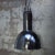 Black enamel industrial hanging lamp White interior Cast iron top E27 / E26 Up to 250V (Europe/UK Standard).The wiring of...