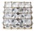 Diamond Scone in Lead Crystal and Brass from Palwa, 1950s For Sale