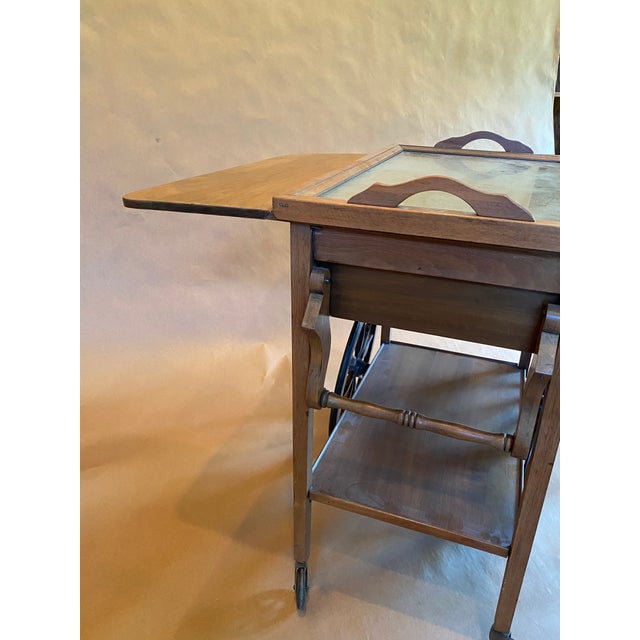 1920s 1920s Antique Tea Cart For Sale - Image 5 of 5