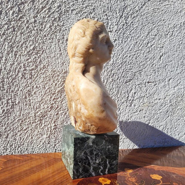 Figurative Bust, 1600s, Marble For Sale - Image 14 of 18