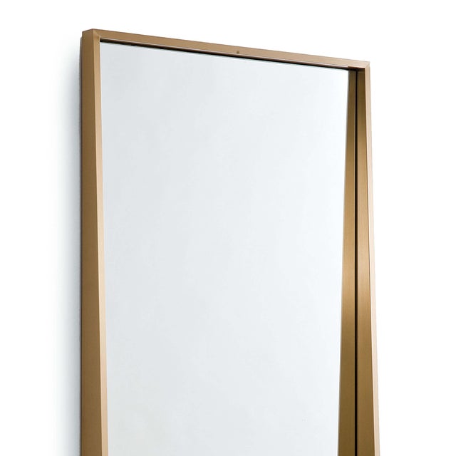 The recessed design of our Gunner Mirror catches the eye—especially with its natural brass finish. Its bold frame adds a...