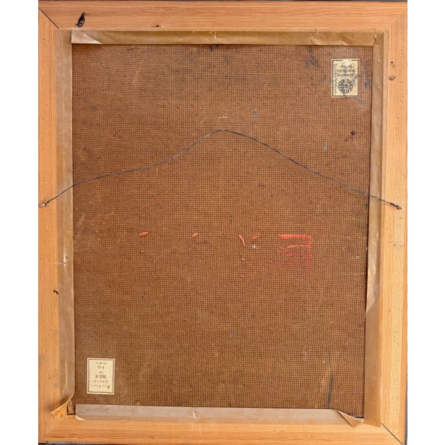 1966 Abstract Swedish Modern Portrait Painting by Thomas Ekvall For Sale - Image 12 of 12