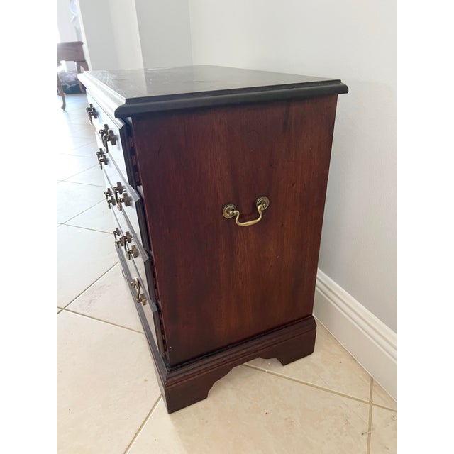 Vintage Bachelor Chest Nightstand End Table 4 Chest of Drawers For Sale - Image 9 of 9