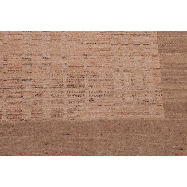 1990s Bohemian Gabbeh Tan/Beige Wool Rug - 5'11'' X 8'11'' For Sale - Image 5 of 10