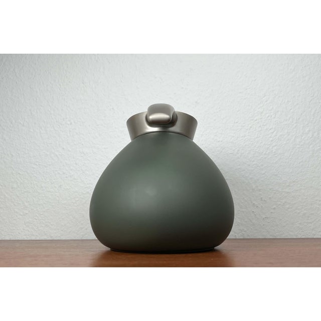 Danish Design Green Model Quack Thermos Coffee or Tea Pot by Maria Berntsen for Georg Jensen For Sale - Image 14 of 18